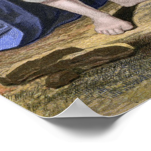 Abraham met Isaac Poster (Hoek)