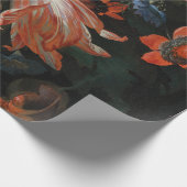 Abraham Mignon - een hellend pakket bloemen Cadeaupapier (Hoek)