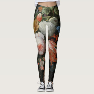 Abraham Mignon - een hellend pakket bloemen Leggings