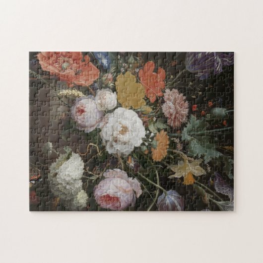 Abraham Mignon - still met bloemen en een Wat Legpuzzel (Horizontaal)