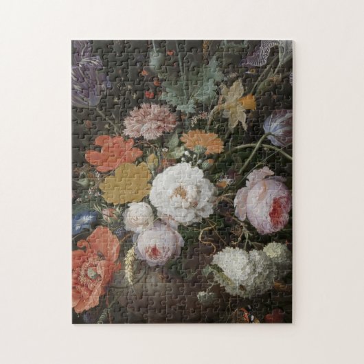Abraham Mignon - still met bloemen en een Wat Legpuzzel (Verticaal)