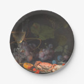 Abraham Mignon - stilstaand leven met krabben Papieren Bordje (Voorkant)