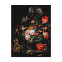 Abraham Mignon The Overdraaid Bouquet. Floral