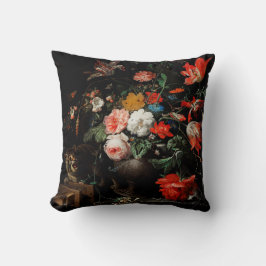Abraham Mignon The Overdraaid Bouquet. Floral Kussen