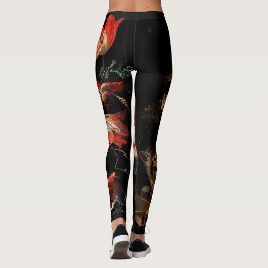Abraham Mignon The Overdraaid Bouquet. Floral Leggings (Achterkant)