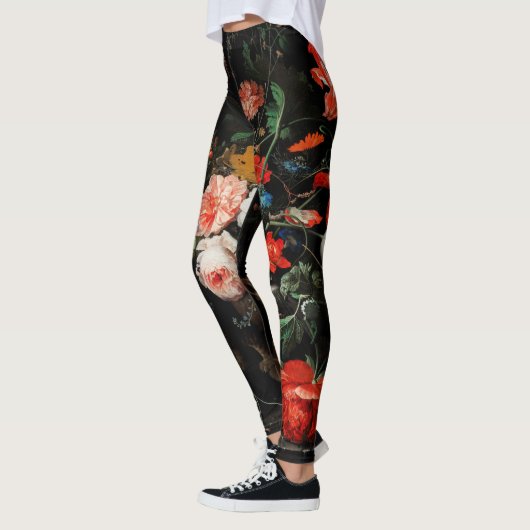 Abraham Mignon The Overdraaid Bouquet. Floral Leggings (Links)
