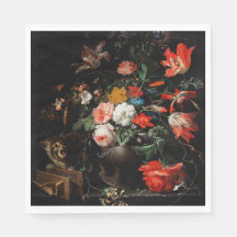 Abraham Mignon The Overdraaid Bouquet. Floral
