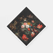 Abraham Mignon The Overdraaid Bouquet. Floral Servet (Hoek)