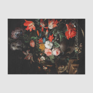 Abraham Mignon The Overdraaid Bouquet. Floral Tissuepapier