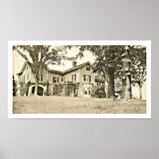 Abraham Oakey Hall's Summer Home op Short Hills NJ Poster