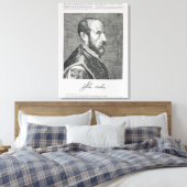 Abraham Ortelius Canvas Afdruk (Insitu (Slaapkamer))