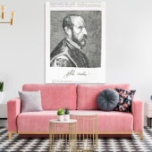 Abraham Ortelius Canvas Afdruk (Insitu (Woonkamer))