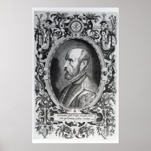 Abraham Ortelius Poster (Voorkant)