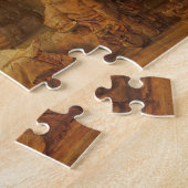 Abraham Receives the Three Angels, 1646 (olie op p Legpuzzel (Zijkant)