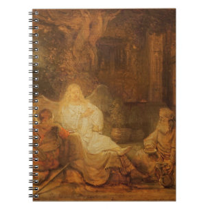 Abraham Receives the Three Angels, 1646 (olie op p Notitieboek