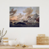 Abraham Storck Dutch walvisvaarders bij Spitsberge Poster (Keuken)
