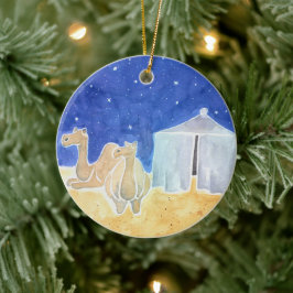 Abraham Tent en Camels Jesse Tree Keramisch Ornament
