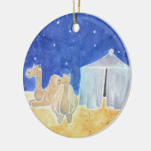 Abraham Tent en Camels Jesse Tree Keramisch Ornament (Links)