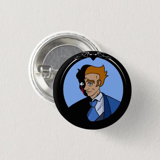 Abraham van Helsing Color Button (Voorkant /achterkant)