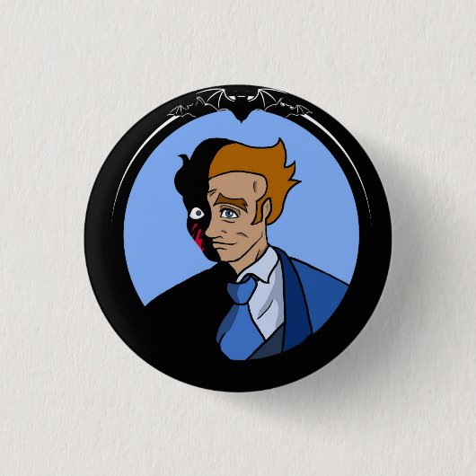 Abraham van Helsing Color Button (Voorkant)
