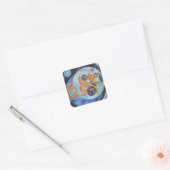 Abraham Vierkante Sticker (Envelop)