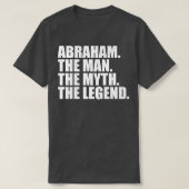 AbrahamAbraham Naam Abraham Voornaam T-shirt (Design voorkant)