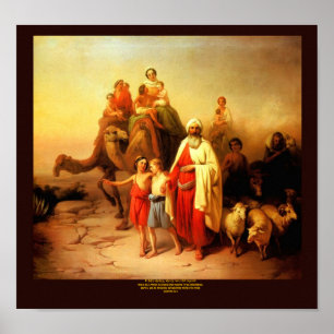 Abrahams Reis door Josef Molnar Poster