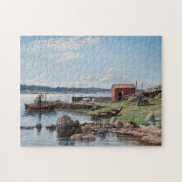 Abrahamsson's "Motif van Jutholmen"-puzzel Legpuzzel