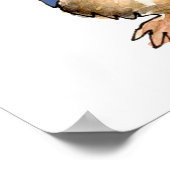 Abrahamster, 17 seconden Cartoon Poster afdrukken (Hoek)