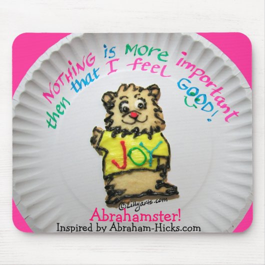 Abrahamster Cookie Feel Good Mousepad Muismat (Voorkant)