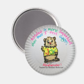 Abrahamster Cookie Joy Magnet (Voorkant / Achterkant)