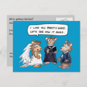 Abrahamster Funny Wedding Vows Briefkaart (Voorkant / Achterkant)
