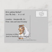 Abrahamster Funny Wedding Vows Briefkaart (Achterkant)