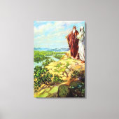 Abram en Lot Afzonderlijke Genesis 13 Canvas Afdruk (Voorkant)