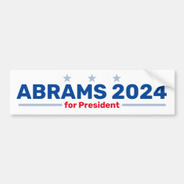 Abrams 2024-bumpersticker bumpersticker
