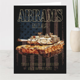 Abrams M1A2 MBT Verenigde Staten Main Battle Tank Bedankkaart
