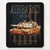 Abrams M1A2 MBT Verenigde Staten Main Battle Tank Muismat (Voorkant)