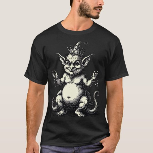 Abraxas Serpent-Legged Trickster T-shirt (Voorkant)