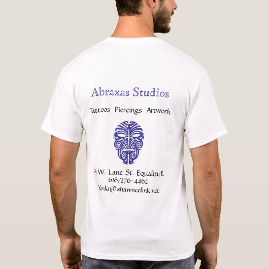 Abraxas Studios shirt (Achterkant)