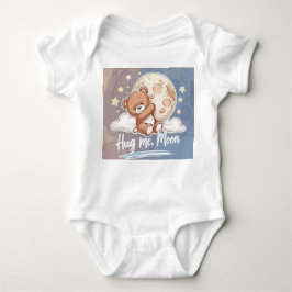 Abrázame Luna – Osito Kawaii con Estrellas Romper