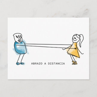 Abrazo a distancia briefkaart