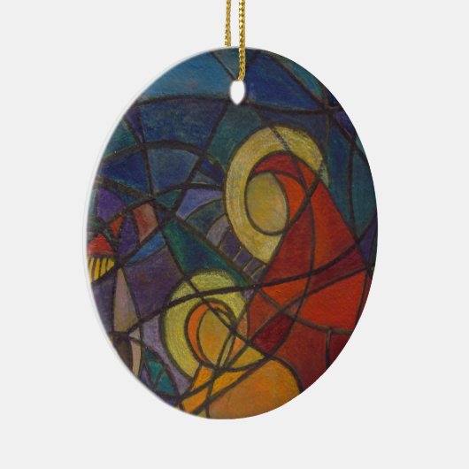 Abrazo de Amor-versiering Keramisch Ornament (Rechts)