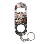 Abrebotellas de acero inoxidable navidad 1 - 001 mini flessenopener (Achterkant)