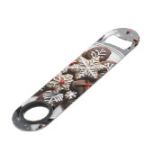 Abrebotellas de acero inoxidable navidad 1 - 001 speed flessenopener (Achterkant Gekanteld)