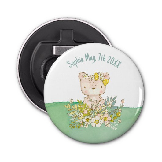 Abrebotellas de la colección Little Bear Button Flesopener (Voorkant)