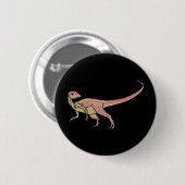 Abrictosaurus Jimmy Ronde Button 5,7 Cm (Voorkant /achterkant)