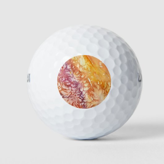 Abriek Roos Abstract ontwerp Golfballen (Voorkant)
