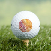 Abriek Roos Abstract ontwerp Golfballen (Insitu Shirt)