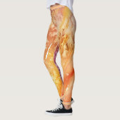 Abriek Roos Abstract ontwerp Leggings (Links)