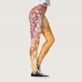 Abriek Roos Abstract ontwerp Leggings